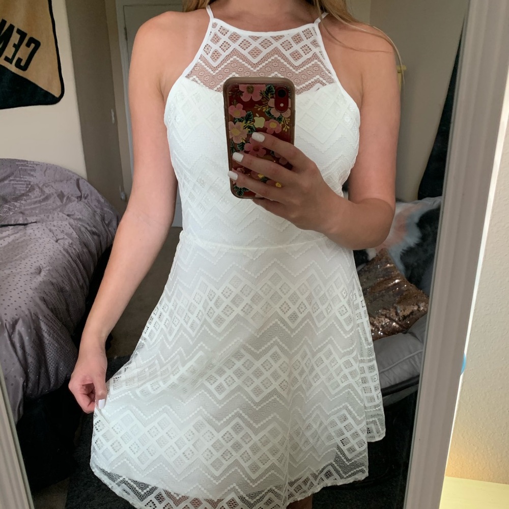 Candies White Lace Dress NWT